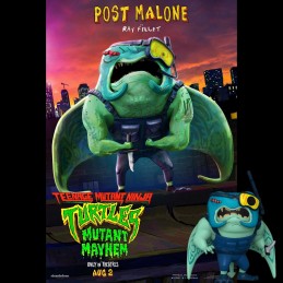 Funko Funko Pop N°1390 NYCC 2023 TMNT Mutant Mayhem Ray Fillet Exclusive Vaulted Vinyl Figur