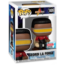 Funko Funko Pop N°1409 NYCC 2023 Star Trek Geordi La Forge Exclusive Vaulted Vinyl Figur