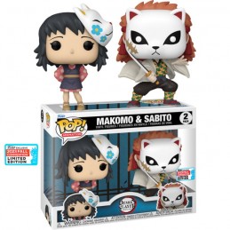 Funko Funko Pop NYCC 2023 Demon Slayer Makomo and Sabito (2-pack) Exclusive Vaulted Vinyl Figur