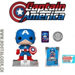 Funko Funko Pop N°06 NYCC 2023 Marvel Captain America Funko 25th Anniversary Exclusive Vinyl Figure