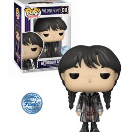 Funko Funko Pop N°1311 Wednesday Addams in School Uniform (Metallic) Exclusive Vinyl Figure