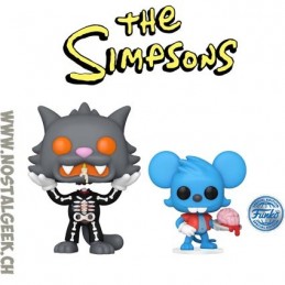 Funko Funko Pop N°1267 The Simpsons Itchy and Scratchy 2-pack Edition Limitée