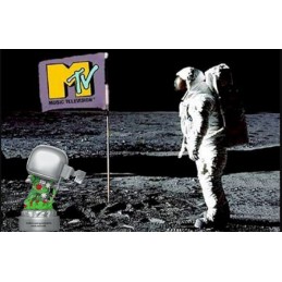 Funko Funko Pop N°201 Ad Icons MTV Moon Person (with flowers) Vinyl Figur