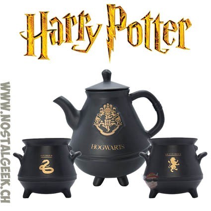 AbyStyle Harry Potter Set Théière avec chaudrons Poudlard