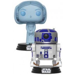 Funko Pop SDCC 2017 Star Wars Holographic Princess Leia & R2-D2 Vaulted Vinyl Figur