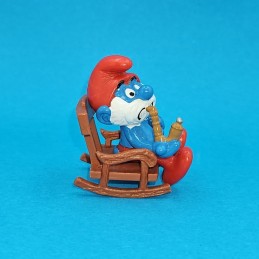 Schleich Schtroumpfs - Grand Schtroumpf sur Rocking chair Figurine d'occasion (Loose)