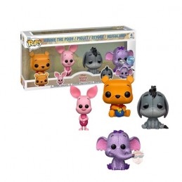 Funko Funko Pop Disney Winnie l'ourson / Porcinet / Bourriquet / Efélant Dimaond 4-Pack Edition Limitée