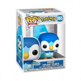 Funko Funko Pop Games N°865 Pokemon Piplup - Tiplouf - Plinfa