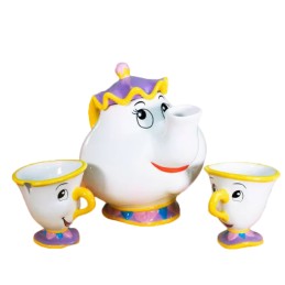 Disney Beauty And The Beast Teapot set - Mrs. Potts and Chip