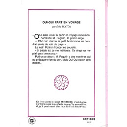 Oui-Oui part en voyage Livre d'occasion Bibliothèque Rose