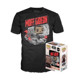 Funko Funko Pop Tees N°380 Star Wars: The Mandalorian T-shirt Size L + Moff Gideon GITD Exklusive Figur