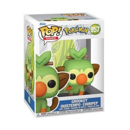 Funko Funko Pop Games N°957 Pokemon Grookey - Ouistempo - Chimpep