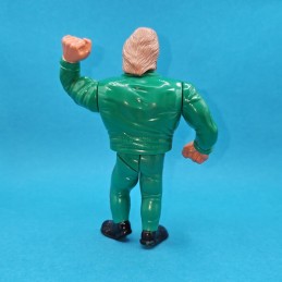 Hasbro WWF Catch Million Dollar Man Ted Dibiase (Green) Figurine Articulée d'occasion (Loose).