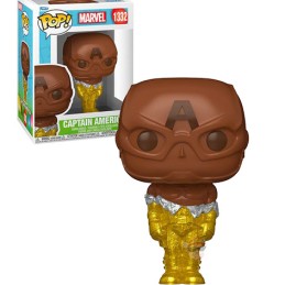 Funko Funko Pop N°1332 Marvel Captain America (Chocolate) Vinyl Figur