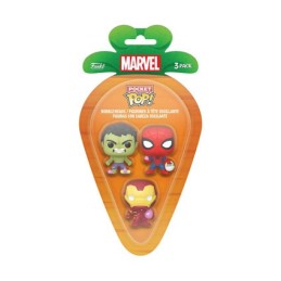 Funko Funko Pop Pocket Easter Marvel Hulk Spider-Man Iron Man 3-Pack