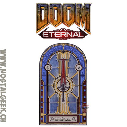 Doom Eternal Ingot Crucible Sword Stained Glass Limited Edition