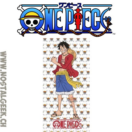 Cerdà One Piece Serviette de Bain Premium Monkey D. Luffy