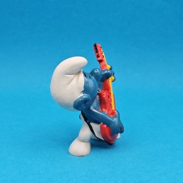 Schleich The Smurfs guitarist Smurf 1977 second hand Figure (Loose)