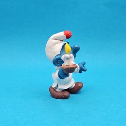 Schleich Die Schlümpfe Schlumpf Schläfer mit Kerze 1979 gebrauchte Figur (Loose)