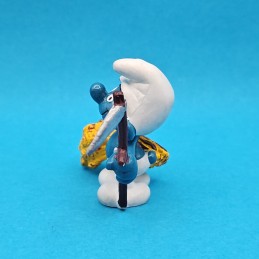 Schleich The Smurfs Farmer Smurf with Wheat and scythe 1981 second hand Figure (Loose)