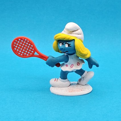 Schleich Die Schlümpfe - Schlumpfine Tennis 1981 gebrauchte Figur (Loose)