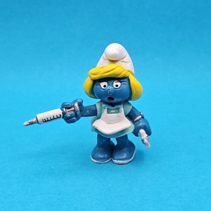 Schleich The Smurfs Nurse Smurfette 1981 second hand Figure (Loose)