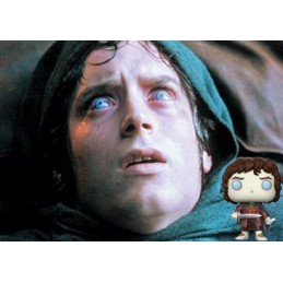 Funko Funko Pop! N°444 Le Seigneur des Anneaux Frodo Baggins (Frodon Sacquet) Chase Phosphorescent