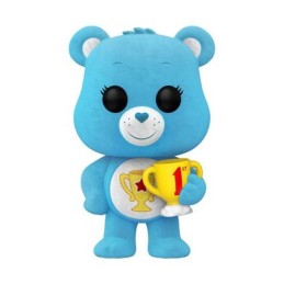 Funko Funko Pop Animation N°1203 Care Bear (Bisounours) Champ Bear "Groschampion" Chase Flocked Edition Limitée