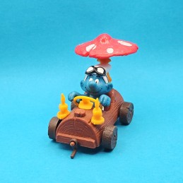 Schleich The Smurfs - Smurf in a mushroom Car second hand Figure (Loose)