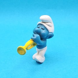 Schleich The Smurfs - Trumpet Smurf (Eyes closed) second hand Figure (Loose)