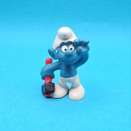 Schleich The Smurfs - Smurf with hammer second hand Figure (Loose)