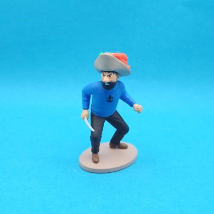 Tintin Capitaine Haddock The secret of the Unicorn gebrauchte Figur (Loose) Schleich