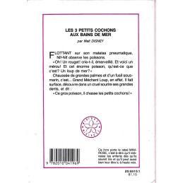 Les 3 Petits Cochons aux bains de mer Livre d'occasion Bibliothèque Rose