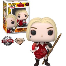 Funko Funko Pop N°1111 DC The Suicide Squad Harley Quinn in Ripped Dress (Diamond Glitter) Edition Limitée