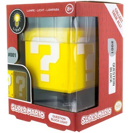 Paladone Nintendo 3D-Lampe Super Mario Question Block