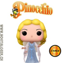 Funko Pop N°1027 Disney Pinocchio Blue Fairy Chase Vinyl Figur