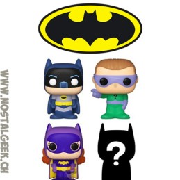 Funko Bitty Pop! DC Comics Batman / The Riddler / Batgirl / Mystery (4-Pack)