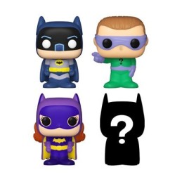 Funko Bitty Pop! DC Comics Batman / The Riddler / Batgirl / Mystery (4-Pack)