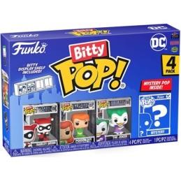 Funko Bitty Pop! DC Comics Harley Quinn / Poison Ivy / The Joker / Mystery (4-Pack)