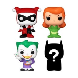 Funko Bitty Pop! DC Comics Harley Quinn / Poison Ivy / The Joker / Mystery (4-Pack)