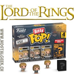 Funko Bitty Pop! Lord of the Rings Samwise Gamgee / Pippin Took / Merry Brandybuck / Mystery (4-Pack)