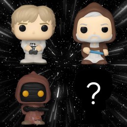 Funko Funko Bitty Pop Star Wars Luke Skywalker / Obi-Wan Kenobi / Jawa / Mystery (4-Pack)