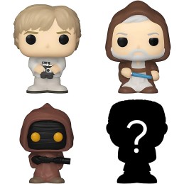 Funko Funko Bitty Pop Star Wars Luke Skywalker / Obi-Wan Kenobi / Jawa / Mystery (4-Pack)