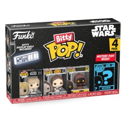 Funko Funko Bitty Pop Star Wars Luke Skywalker / Obi-Wan Kenobi / Jawa / Mystery (4-Pack)