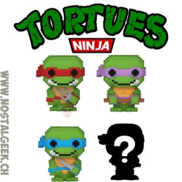 Funko Funko Bitty Pop TMNT 8-bit Raphael / Donatello / Leonardo / Mystery (4-Pack)