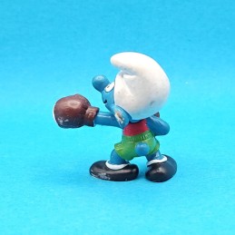 Schleich The Smurfs Boxer Smurf 1980 second hand Figure (Loose)