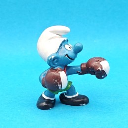 Schleich The Smurfs Boxer Smurf 1980 second hand Figure (Loose)