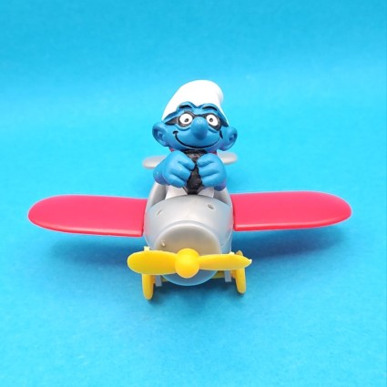 Schleich The Smurfs Aviator Smurf second hand Figure (Loose)