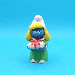 Schleich Smurfs - Smurf Smurfette Christmas Gift hand Figure (Loose)