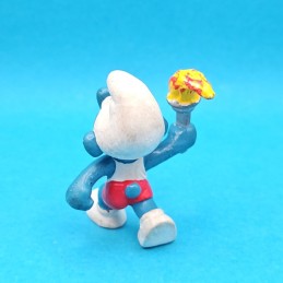 Schleich Die Schlümpfe Smurf carrying the flame gebrauchte Figur (Loose)